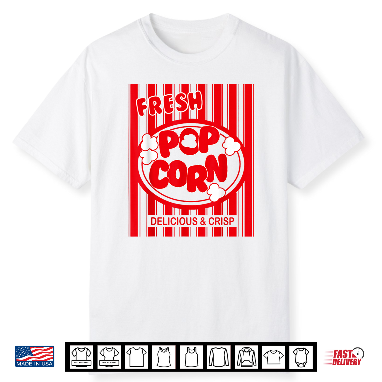 Fresh Popcorn Costume For Halloween Shirt Fresh Popcorn Costume For Halloween Shirt