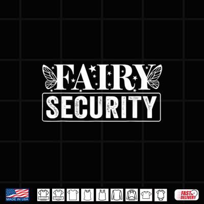 Fairy Security Birthday Halloween Shirt 4 Design Fairy Security Birthday Halloween Shirt