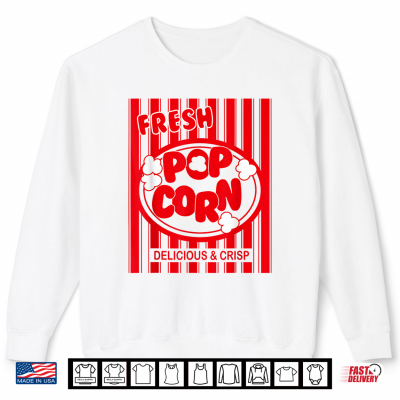 Fresh Popcorn Costume For Halloween Shirt 2 Sweatshirt Fresh Popcorn Costume For Halloween Shirt