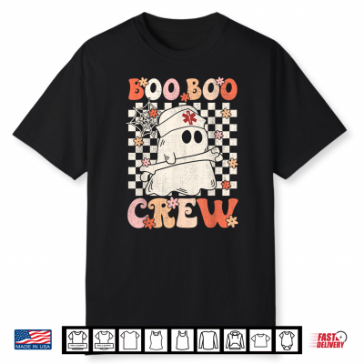 Groovy Boo Boo Crew Nurse Ghost Paramedic Emt Ems Halloween Shirt