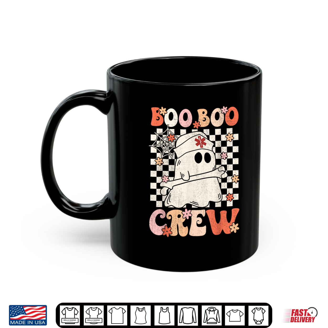 Groovy Boo Boo Crew Nurse Ghost Paramedic Emt Ems Halloween Shirt