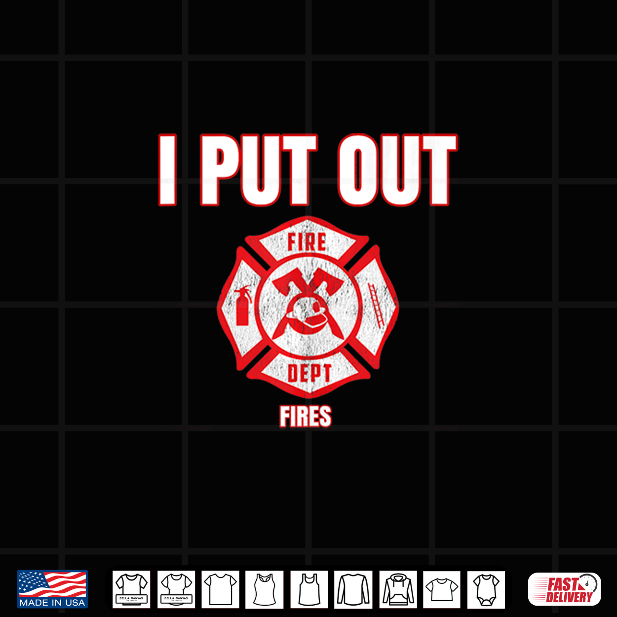 Halloween Costume Funny Firefighter I Put Out Fires Firemen Shirt