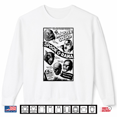 Sweatshirt Halloween Spook O Rama Horror Show Monster Squad Shirt