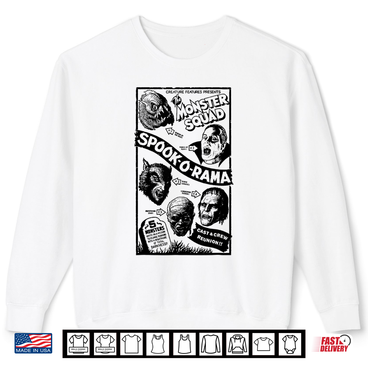 Halloween Spook O Rama Horror Show Monster Squad Shirt