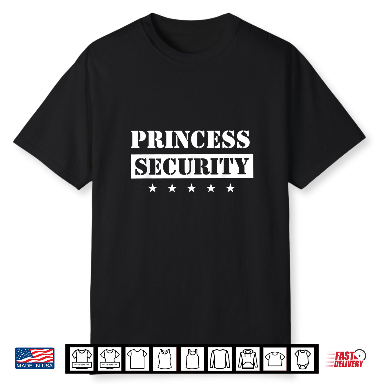 Princess Security Birthday Party Team Pregnancy Daughter Shirt Princess Security Birthday Party Team Pregnancy Daughter Shirt