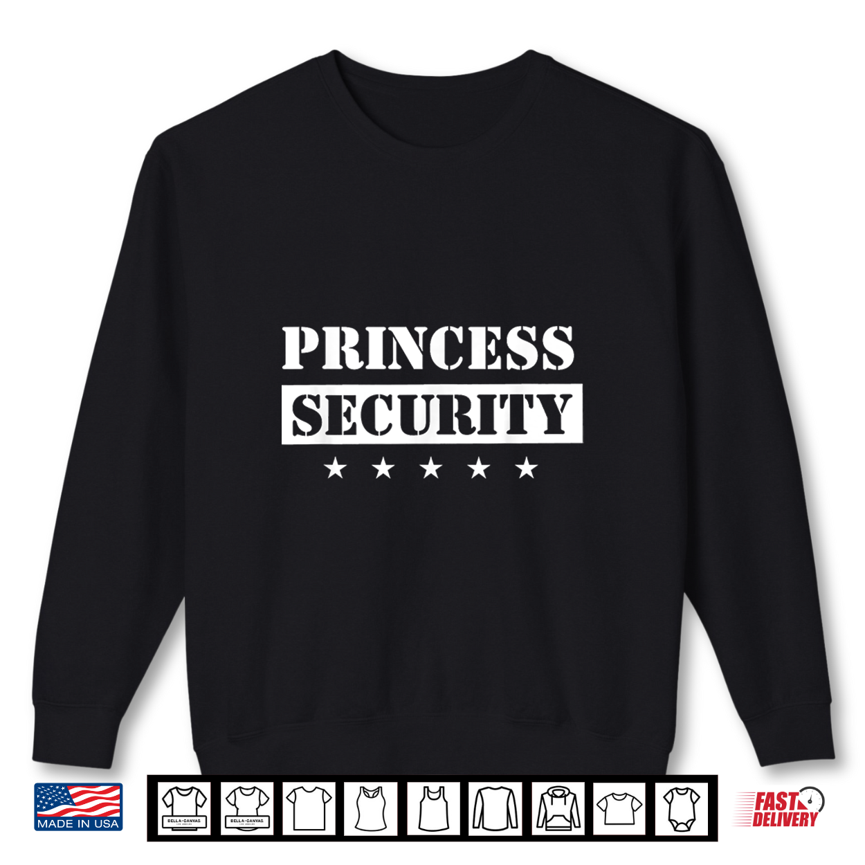 Princess Security Birthday Party Team Pregnancy Daughter Shirt Princess Security Birthday Party Team Pregnancy Daughter Shirt