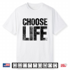 Retro 80S Halloween Costume Choose Life Distressed Shirt