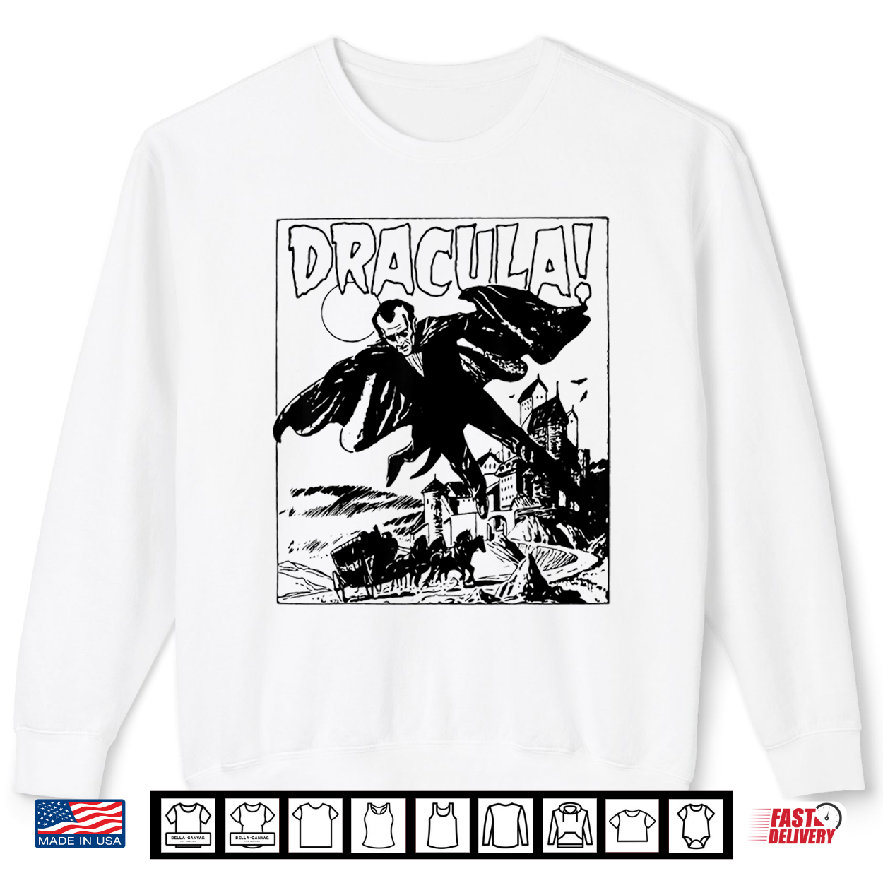 Retro Horror Movie Monster Vampire Dracula Shirt Retro Horror Movie Monster Vampire Dracula Shirt