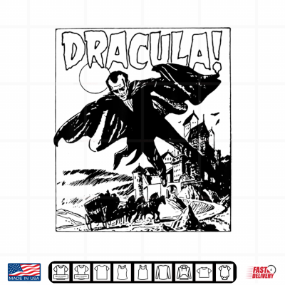 Retro Horror Movie Monster Vampire Dracula Shirt 4 Design Retro Horror Movie Monster Vampire Dracula Shirt