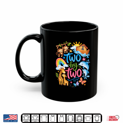 Two By Two Tuesday Christian Noah And The Ark Outfit Shirt 3 Mug Two By Two Tuesday Christian Noah And The Ark Outfit Shirt