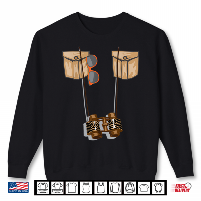 Sweatshirt Zoo Keeper Halloween Costume DIY Jungle Safari Explorer Shirt