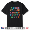 Abc Cute Monster Alphabet Halloween Teacher Costume Shirt