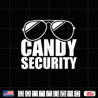 Design Candy Security Funny Easy Halloween Costume Shirt