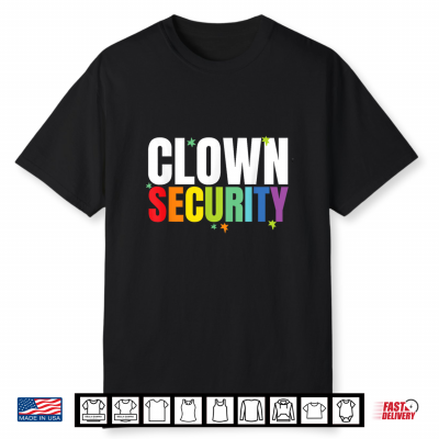 Clown Security Funny Halloween Dad Mom Costume Shirt