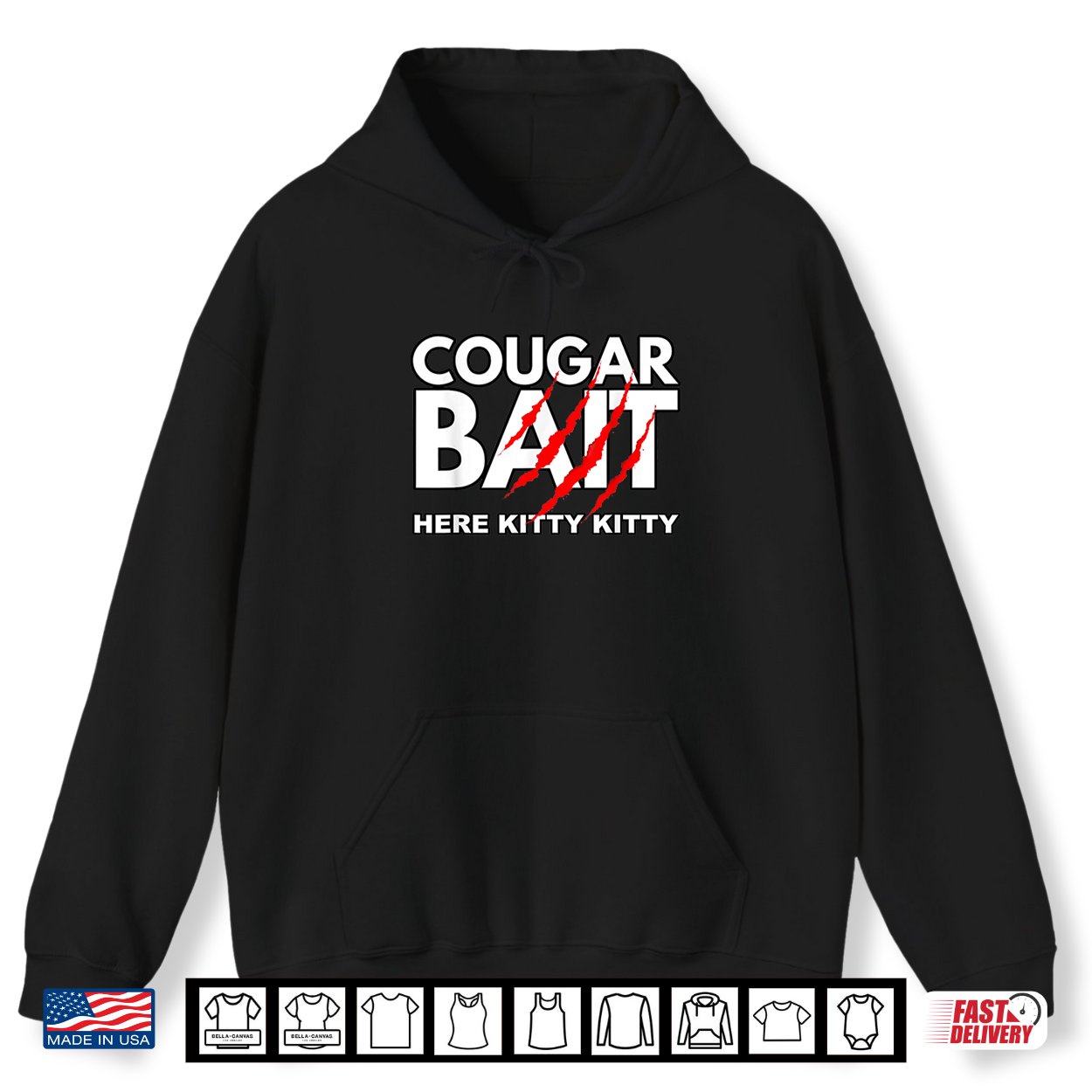 Cougar Bait Funny Halloween Costume Older Woman Younger Man Shirt