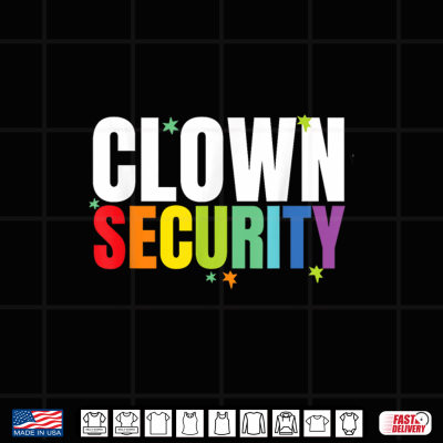 Design Clown Security Funny Halloween Dad Mom Costume Shirt