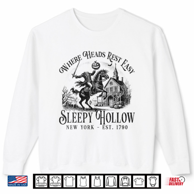 Sweatshirt Headless Horseman Sleepy Hollow Jack O Lantern Halloween Shirt