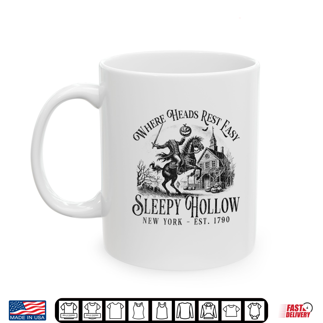 Headless Horseman Sleepy Hollow Jack O Lantern Halloween Shirt