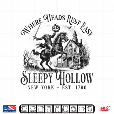 Design Headless Horseman Sleepy Hollow Jack O Lantern Halloween Shirt