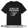 I’M With Superhero Funny Couples Matching Halloween Costume Shirt