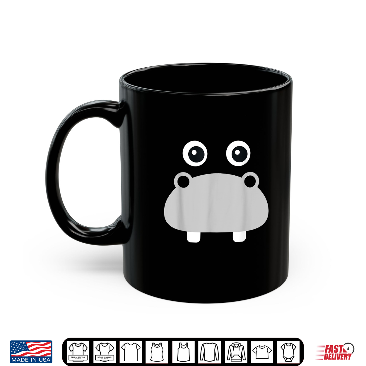 Kawaii Hippo Face Easy Halloween Costume Gift Shirt Kawaii Hippo Face Easy Halloween Costume Gift Shirt