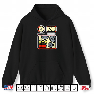 Hoodie Kids Robot Costume Shirt Easy Halloween Robot Shirt