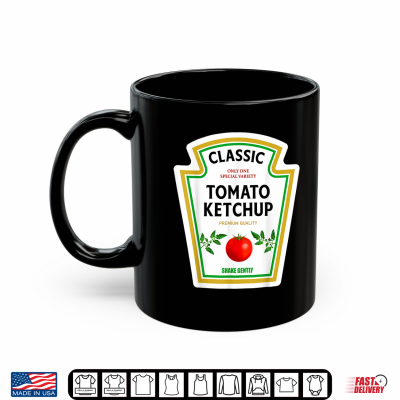 Mug Ketchup Halloween 2024 Costume Matching Mustard Condiments Shirt