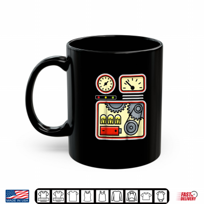 Mug Kids Robot Costume Shirt Easy Halloween Robot Shirt