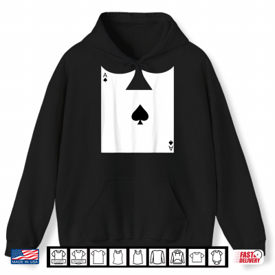 Hoodie Original Halloween Playing Card Costume Alice In Wonderland Shirt