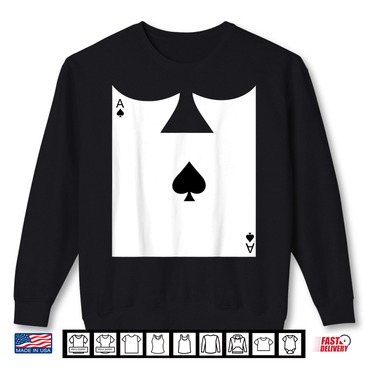 Original Halloween Playing Card Costume Alice In Wonderland Shirt