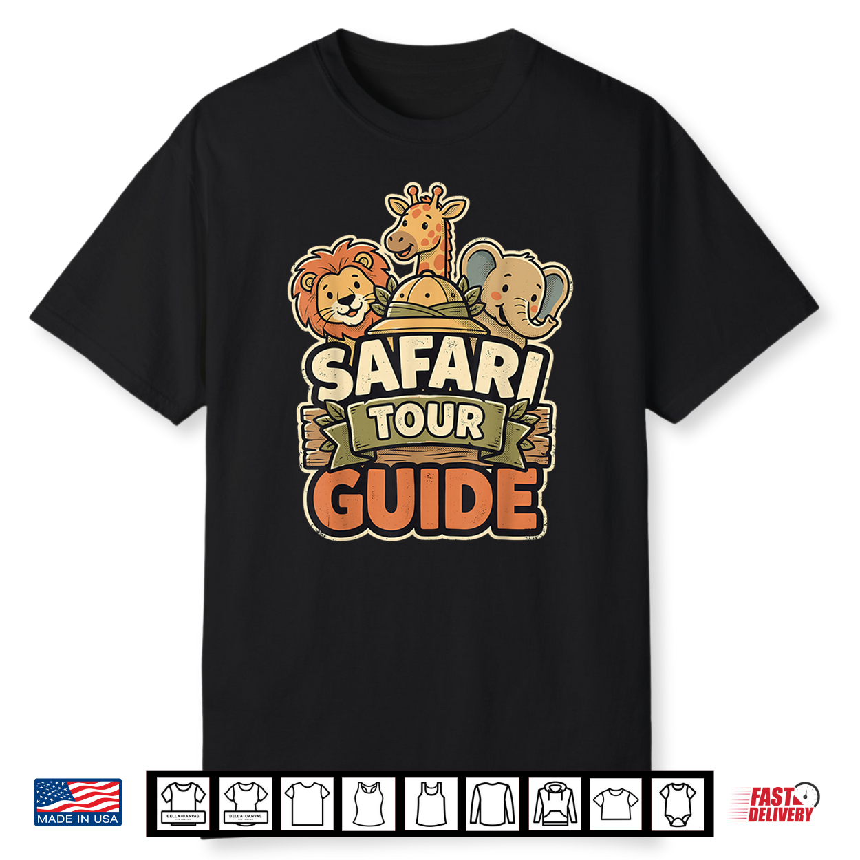 Safari Tour Guide Costume Jungle Zoo Animal Africa Halloween Shirt