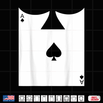 Design Original Halloween Playing Card Costume Alice In Wonderland Shirt