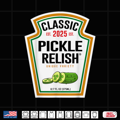 Design Pickle Relish DIY Halloween Condiment Costume Matching Funny Shirt