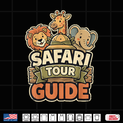 Design Safari Tour Guide Costume Jungle Zoo Animal Africa Halloween Shirt