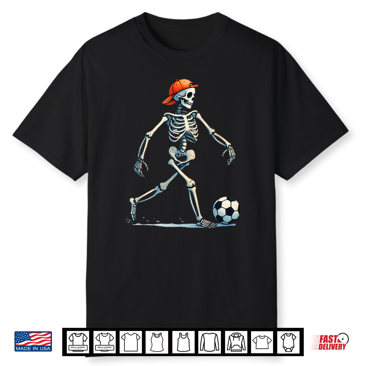 Skeleton Soccer Halloween Costume Funny Shirt Skeleton Soccer Halloween Costume Funny Shirt