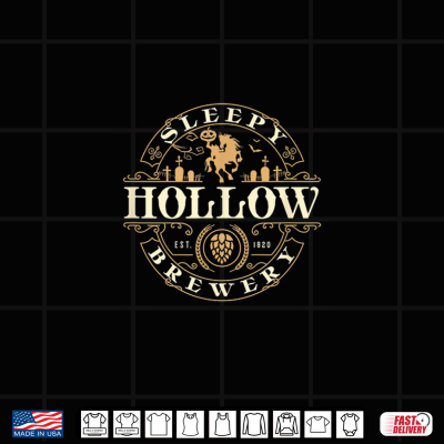 Design Sleepy Hollow Brewery Inn Halloween Salem Party Headless Shirt