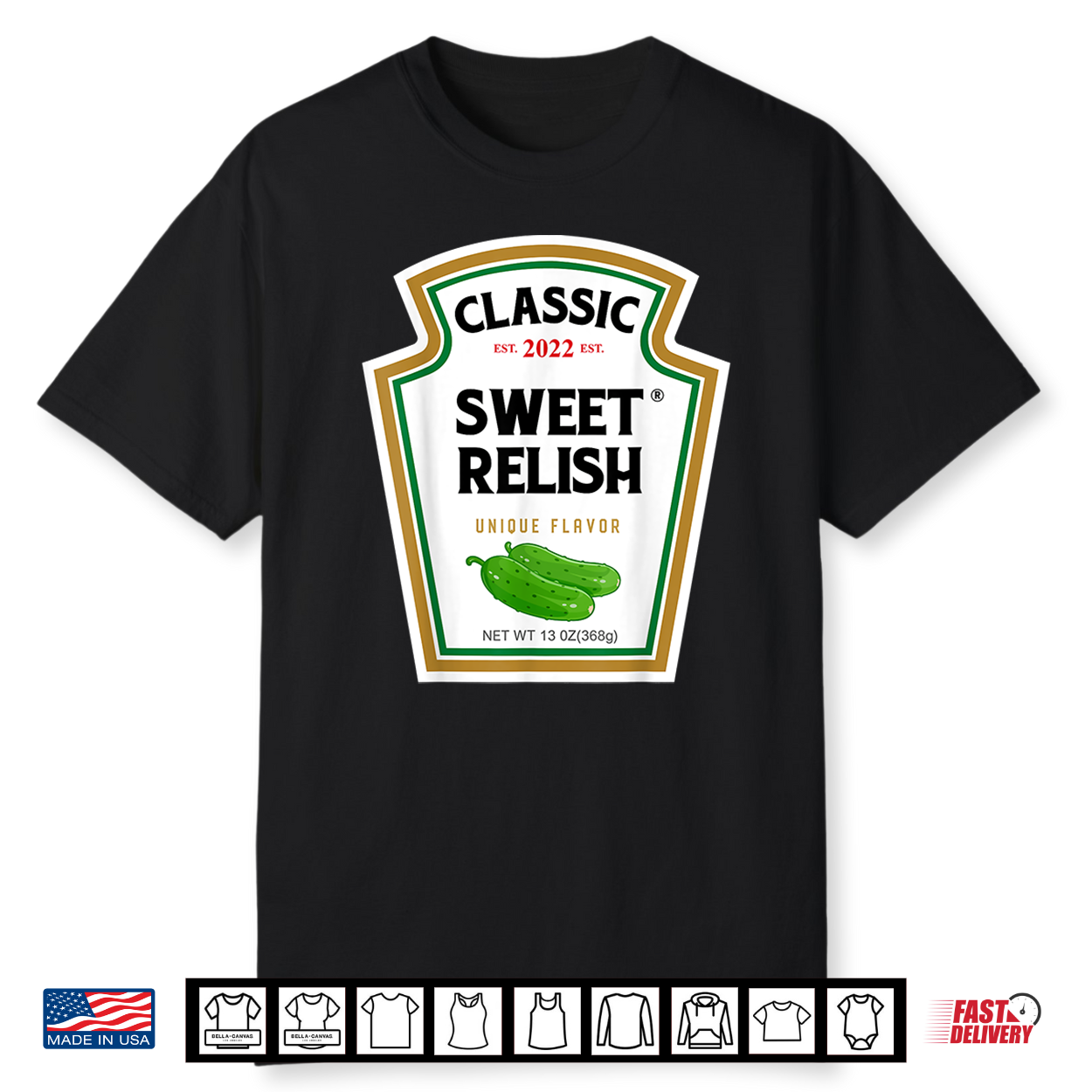 Sweet Relish Diy Halloween Costume Condiment Green Pickle Shirt Sweet Relish Diy Halloween Costume Condiment Green Pickle Shirt