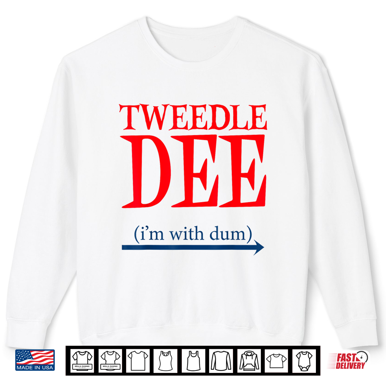 Tweedle Dee I’M With Dum Lazy Couple Halloween Costumes Shirt