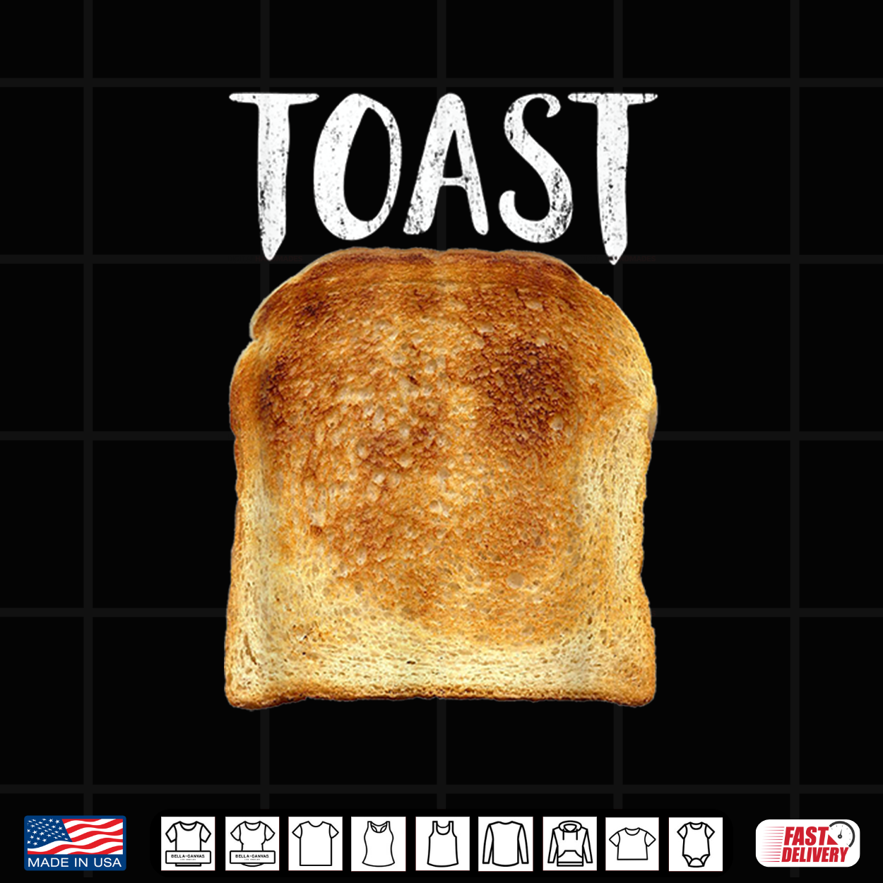 Toast Costume Halloween Funny Bread Lover Christmas Gift Shirt