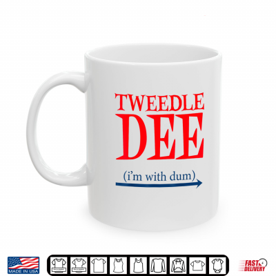 Mug Tweedle Dee Im With Dum Lazy Couple Halloween Costumes Shirt