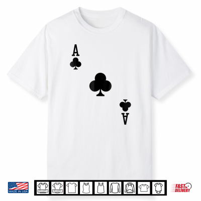 Ace Of Clubs Costume Halloween Deck Of Cards Shirt