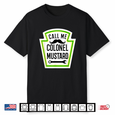 Colonel Mustard Funny Halloween Mustard Costume Shirt