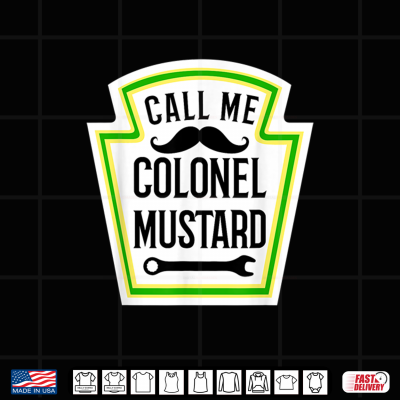 Design Colonel Mustard Funny Halloween Mustard Costume Shirt