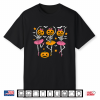 Girls Halloween Ballet Skeleton Pumpkin Women Shirt