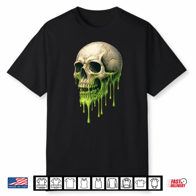 Halloween Melting Skull Shirt