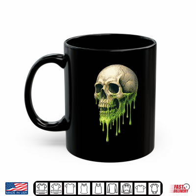 Mug Halloween Melting Skull Shirt