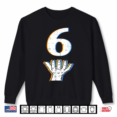 Sweatshirt Number 6 Matching 67 Meme Halloween Costume Shirt