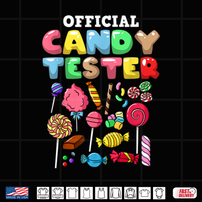 Candy Tester Lollipop Sweets Halloween Shirt 4 Design Candy Tester Lollipop Sweets Halloween Shirt