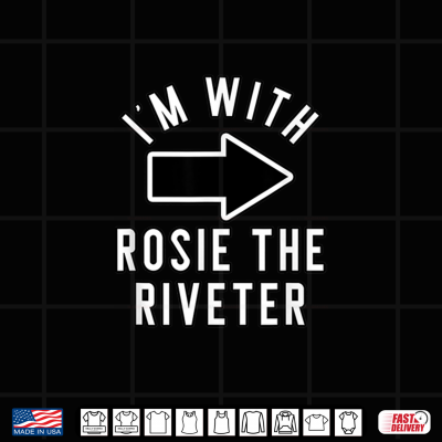 Design Couples Halloween Costume Shirts Im With Rosie The Riveter Shirt