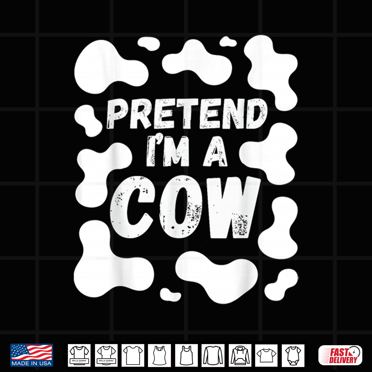 Cow Costume Pretend I’M A Cow Halloween Shirt Cow Costume Pretend I’M A Cow Halloween Shirt